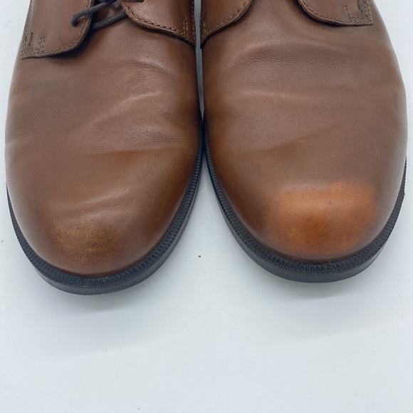 Ecco Dress Shoes Oxfords Derbys Brown Mens Size 43 9 9.5 - Picture 8 of 14
